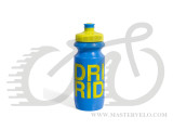 Фляга 600ml Drink & Ride с Big Flow valve, LDPI blue nipple/ yellow matt cap/ blue matt bottle